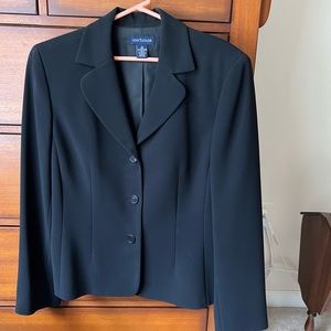Ann Taylor Classic 3 Button Blazer Black Size 12